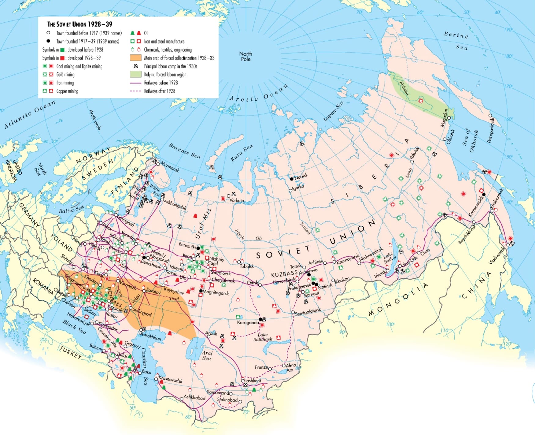 Soviet Industrialization. Source: Patterns of World History.