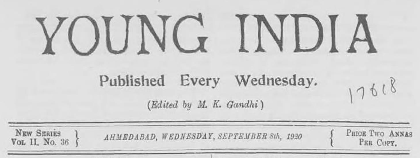 “Expose the Hollowness of Moral Pretensions”: Gandhi on Non-cooperation and Anticolonialism in 1920