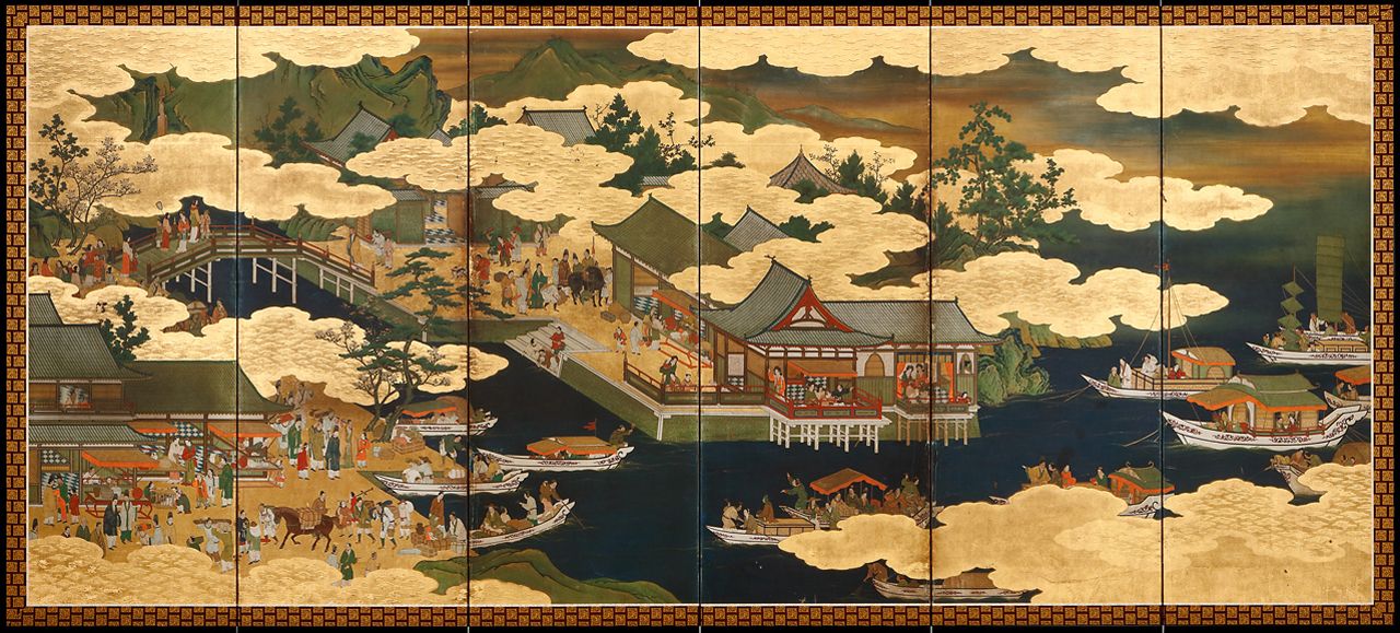 Visualizing the Continuity of Asian Trade Networks in Sixteenth-Century Japanese Nanban Screens