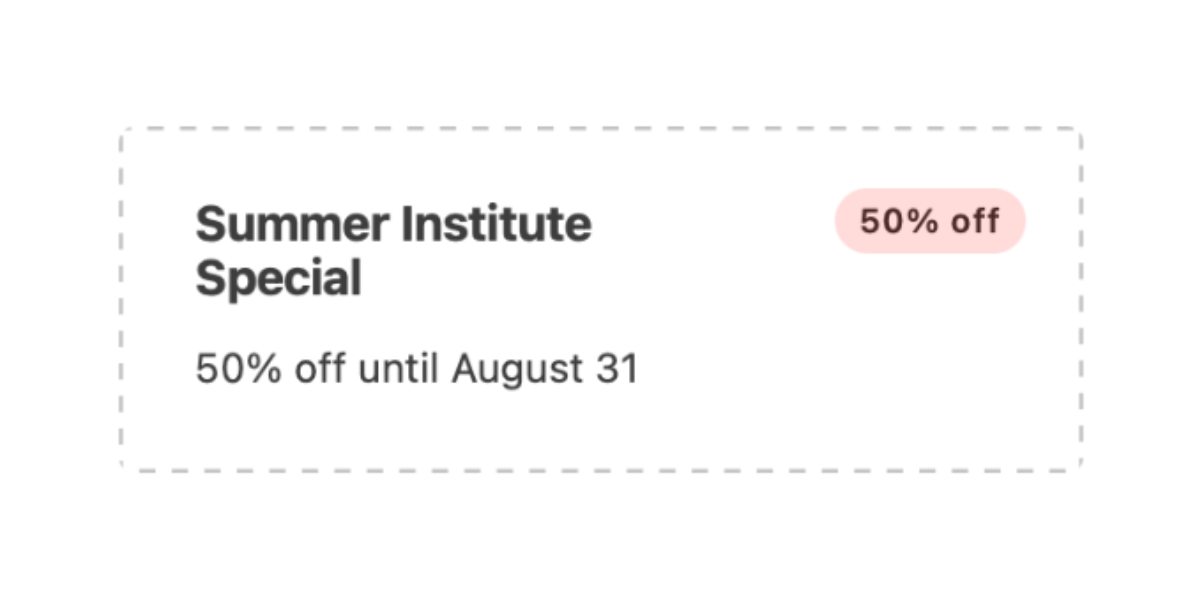 Summer Institute Special